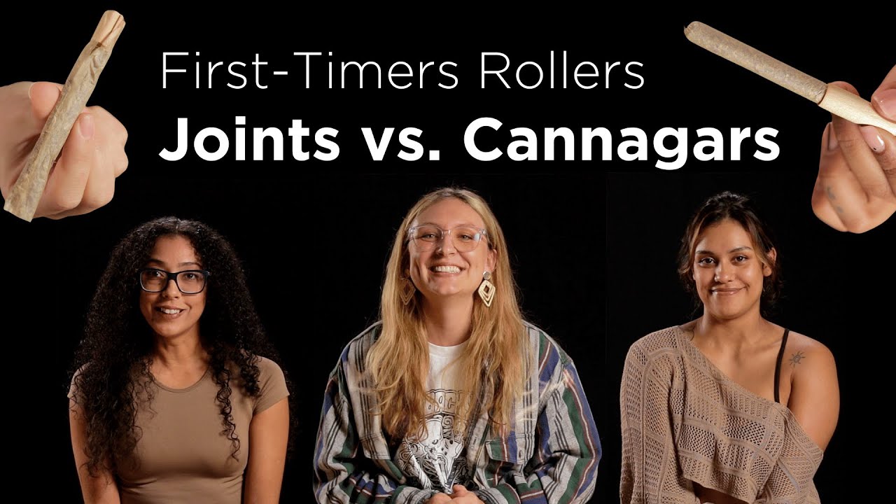 We got first time rollers to try rolling a Joint and Cannagar