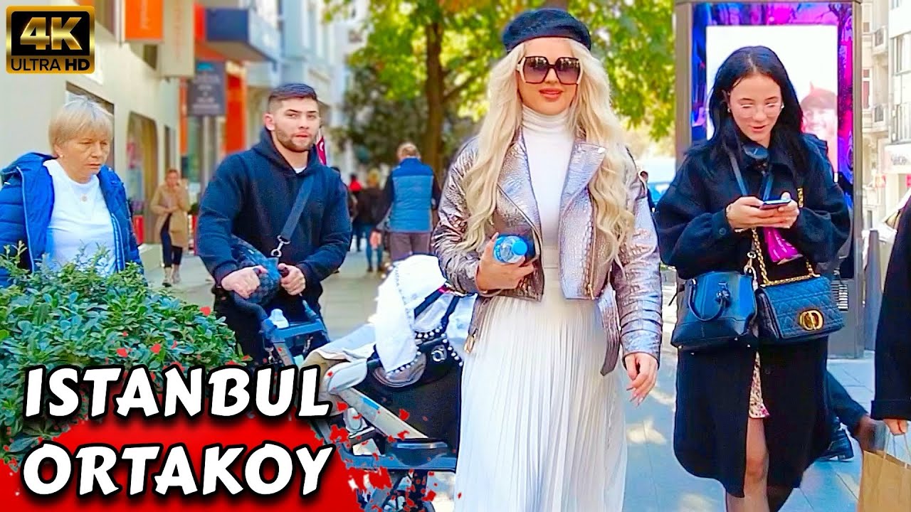 🇹🇷Турция Ортакёй Босфорский мост Стамбул 2024 Пеший тур Туристический гид 4k