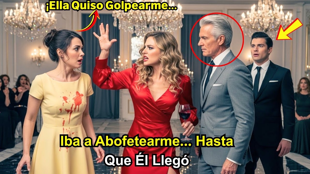 Su Amante intentó abofetearme en la Fiesta... hasta que el Dueño de la Empresa llegó...