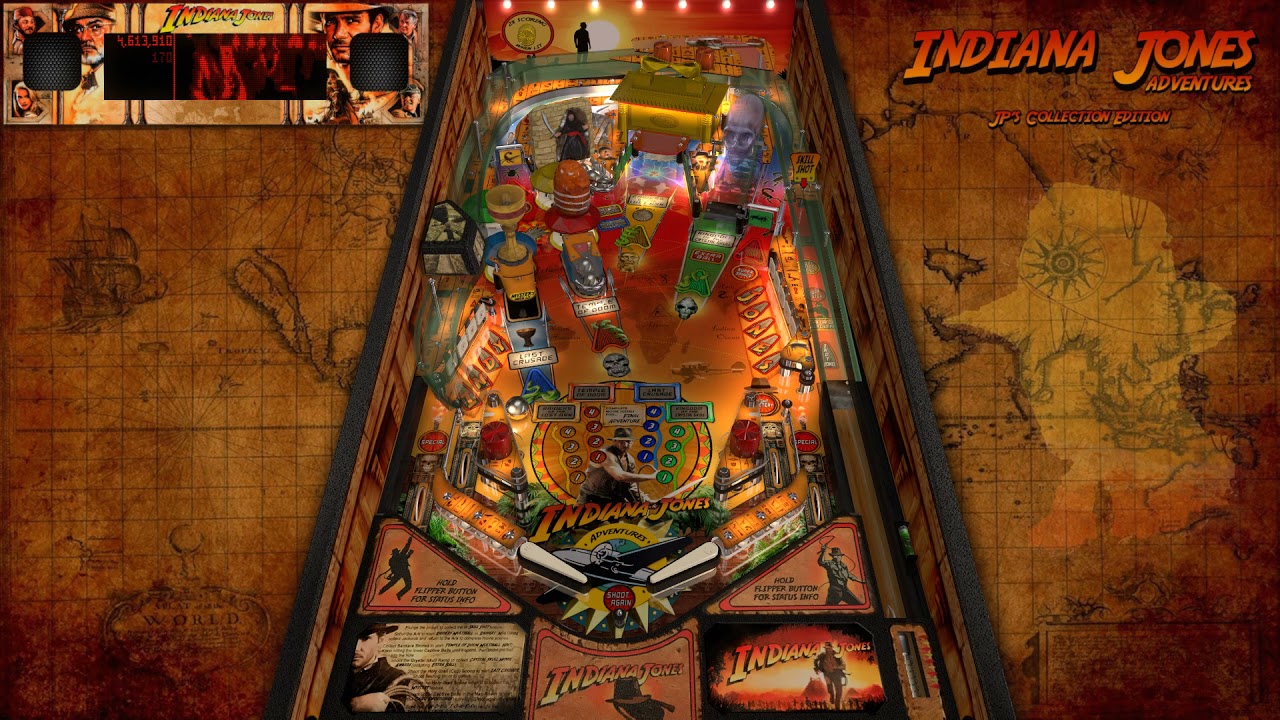 Indiana Jones (JPSalas) Pinball VPX