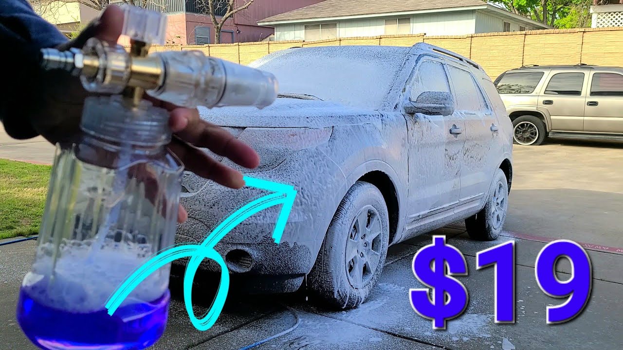 [FOAM] Clear SEE-THROUGH Foam Cannon !! - As Good as MJJC?