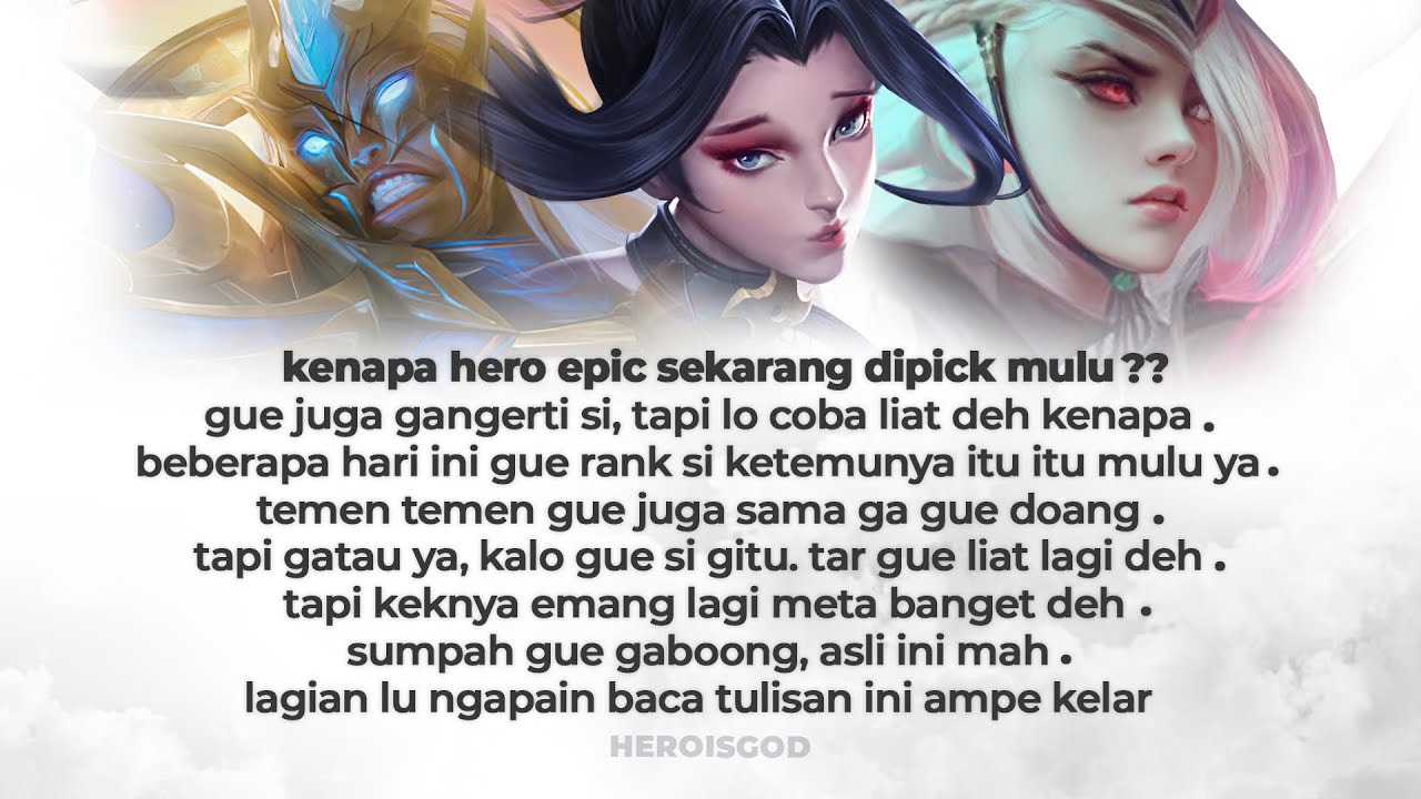 kenapa hero epic dipick mulu?