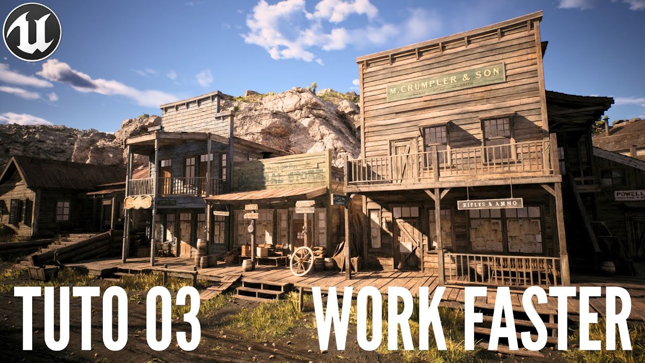 UE5 Tuto 03 Work Faster / Advanced Master Material For Props #ue5 #unrealengine #shaders