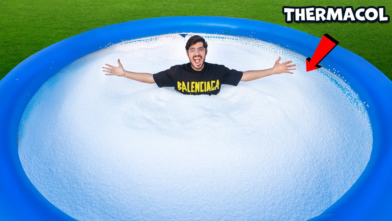 We Made Thermocol Beans Swimming Pool | ये सच में मजेदार है