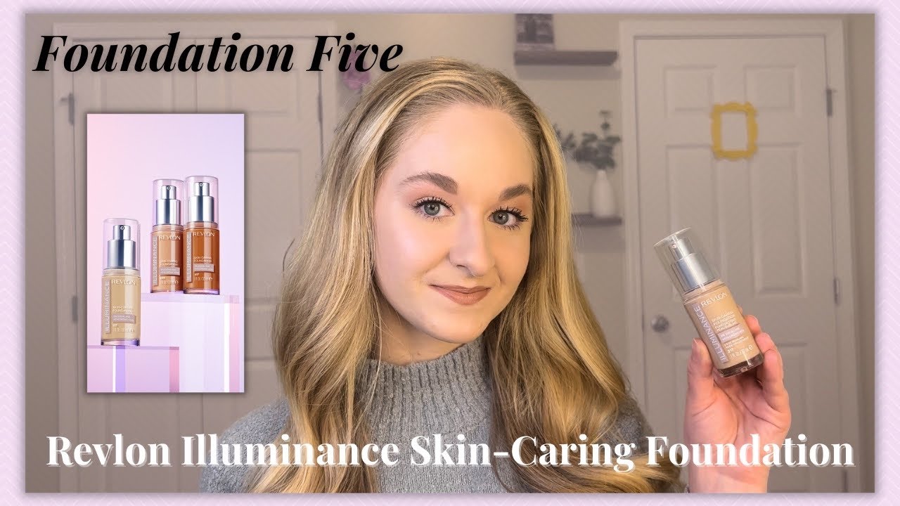 NEW | Revlon Illuminance Skin-Caring Foundation | 12 Hour Wear Test | Foundation Five