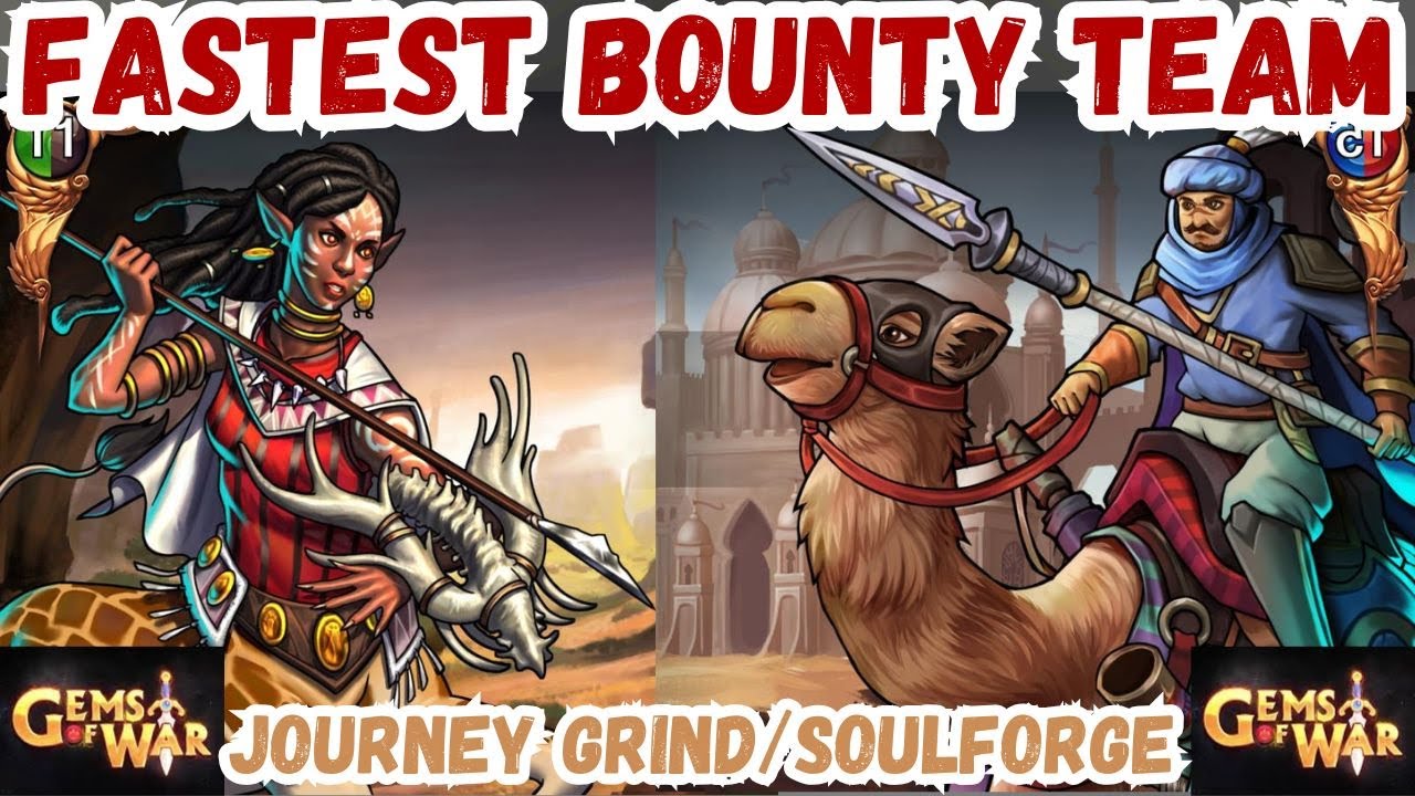Fastest Bounty Team 2026 Soulforge Rotate Journey Grind | Gems of War Live 01/23/2026