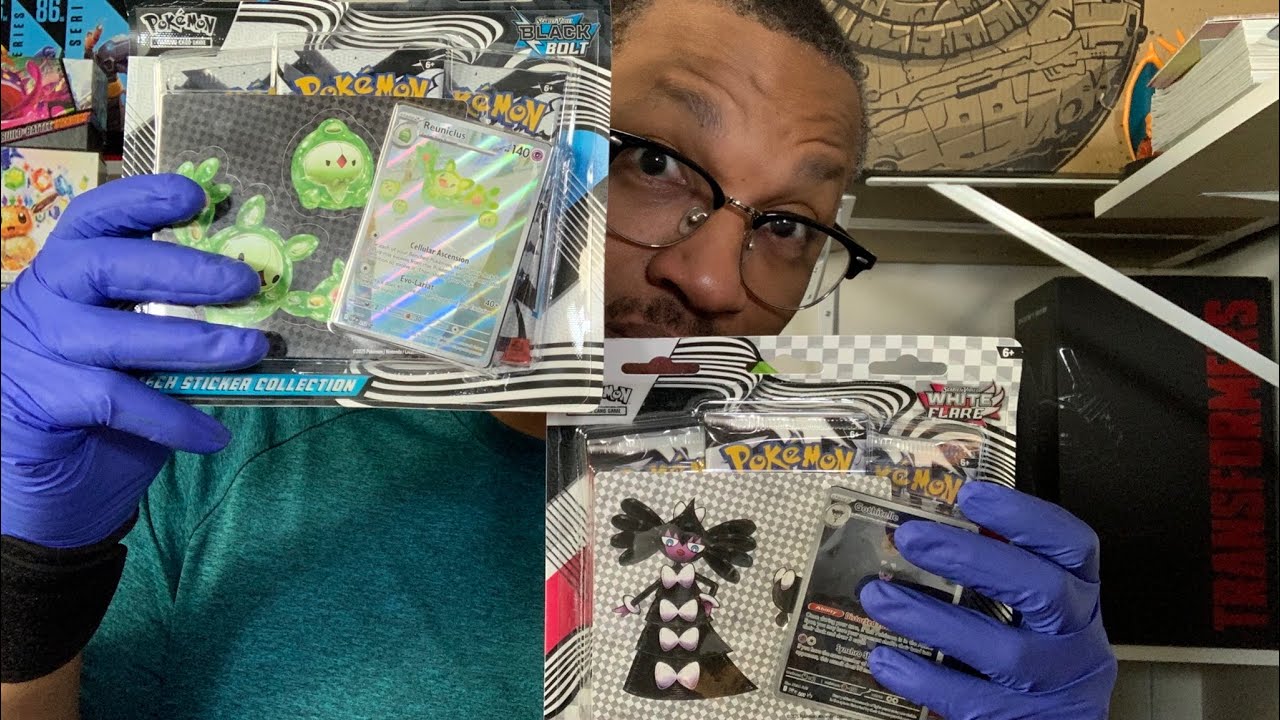 Pokemon Openings Coming in HOTTT!!!! Black Bolt & White Flare Tech Sticker Collection #pokemon