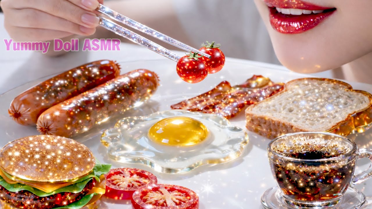 I Ate a FULL ENGLISH BREAKFAST Made of GLASS?! 😳 | Edible Glass ASMR