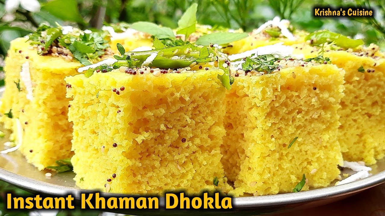 Instant Khaman Dhokla || No Fail Recipe || Iskcon Prasad || Krishna's Cuisine #khaman_dhokla