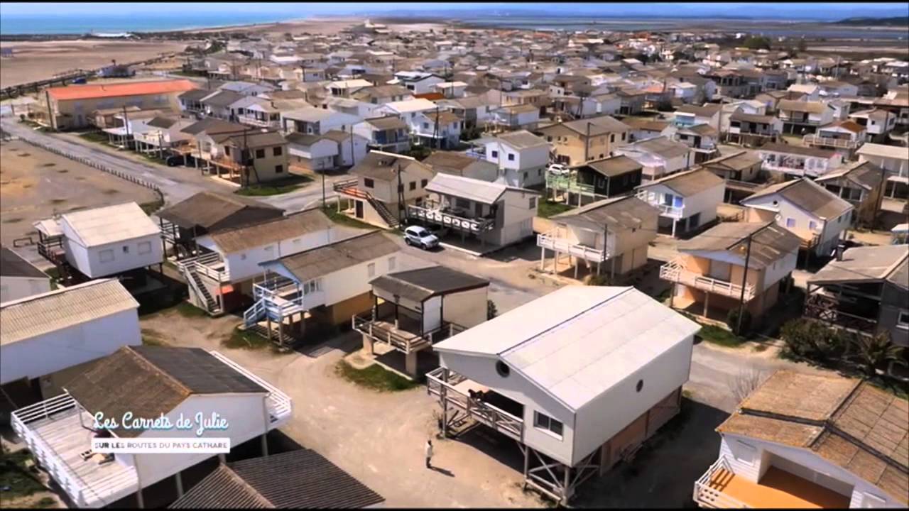 Extrait : La plage de chalets à Gruissan - Les carnets de Julie - Pays Cathare
