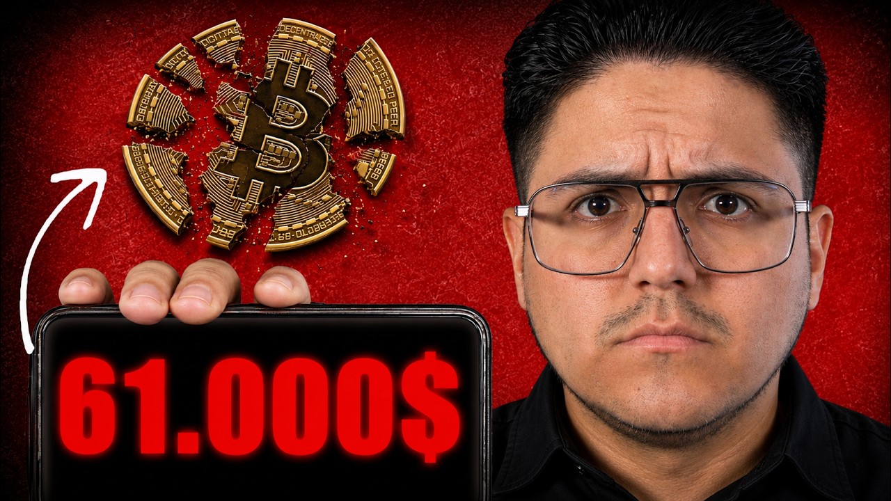 Bitcoin COLAPSA a los 61.000$ (Prep&aacute;rate para COMPRAR)