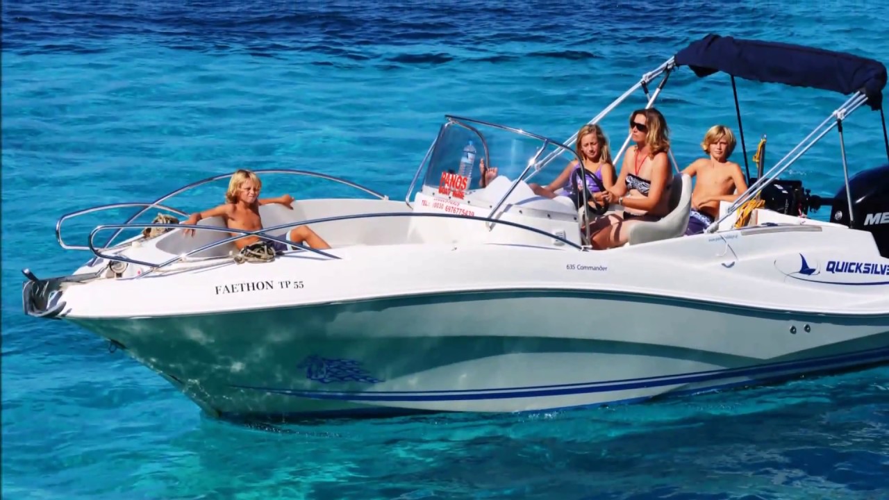 Quicksilver 635 commander - Paxos Speed Boat Hire