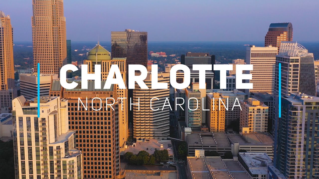 Modern Charlotte - day and night, North Carolina | 4K drone footage