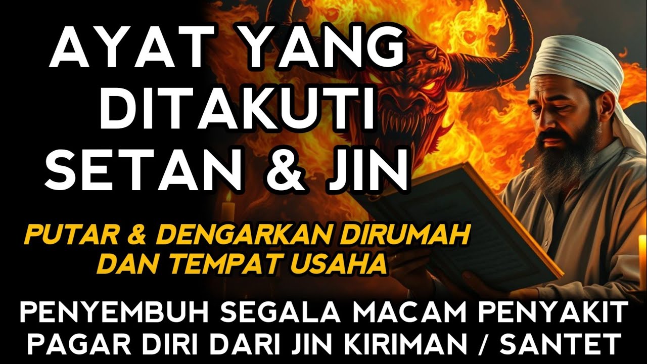 RUQYAH RUMAH PENGUSIR JIN, SETAN & SIHIR DI RUMAH & TUBUH, PENENANG HATI DAN FIKIRAN| BY ALAA AQEL