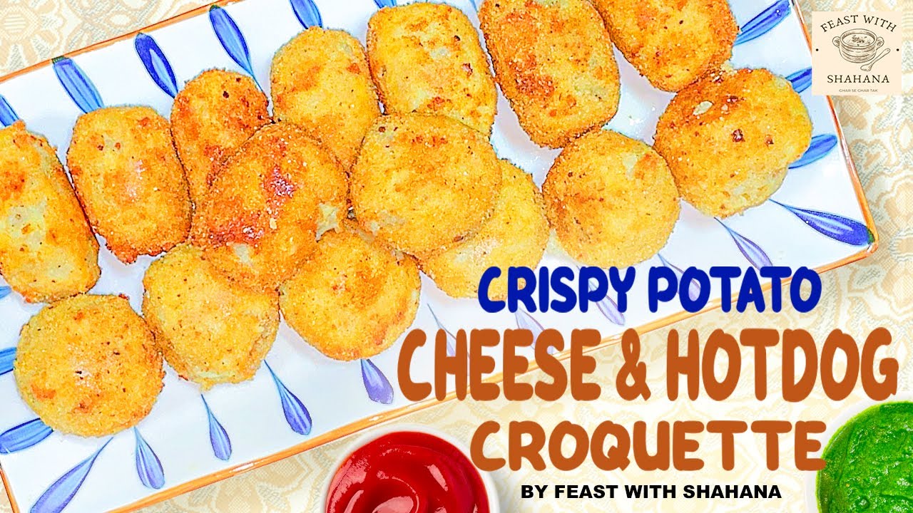 Crispy Potato Cheese and Hotdog Croquettes | Cheese and Mouthwatering | IFTAR SPECIAL | Ramadan 2022