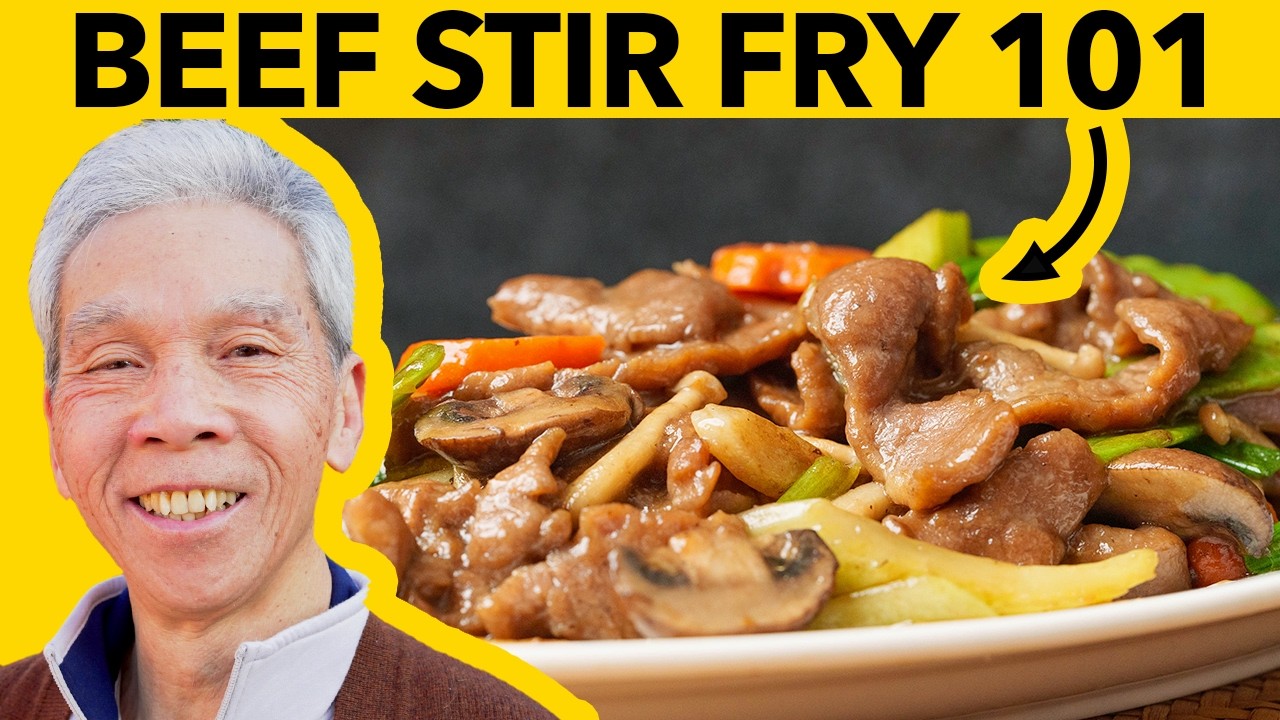 🥩 How a Chinese chef makes Beef with Oyster Sauce! (蠔油牛肉)