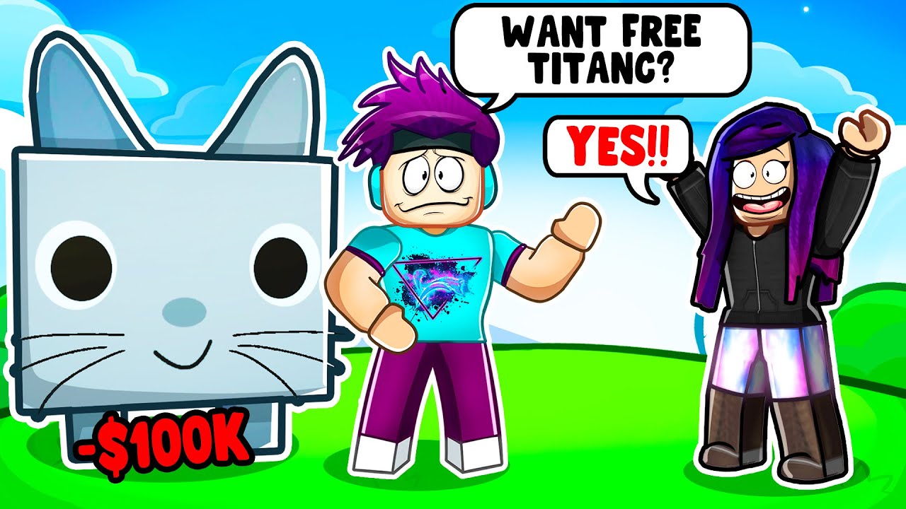 Я получил классического кота из «Титаника», но отдал его компании Terabrite Games (Pet Sim 99)