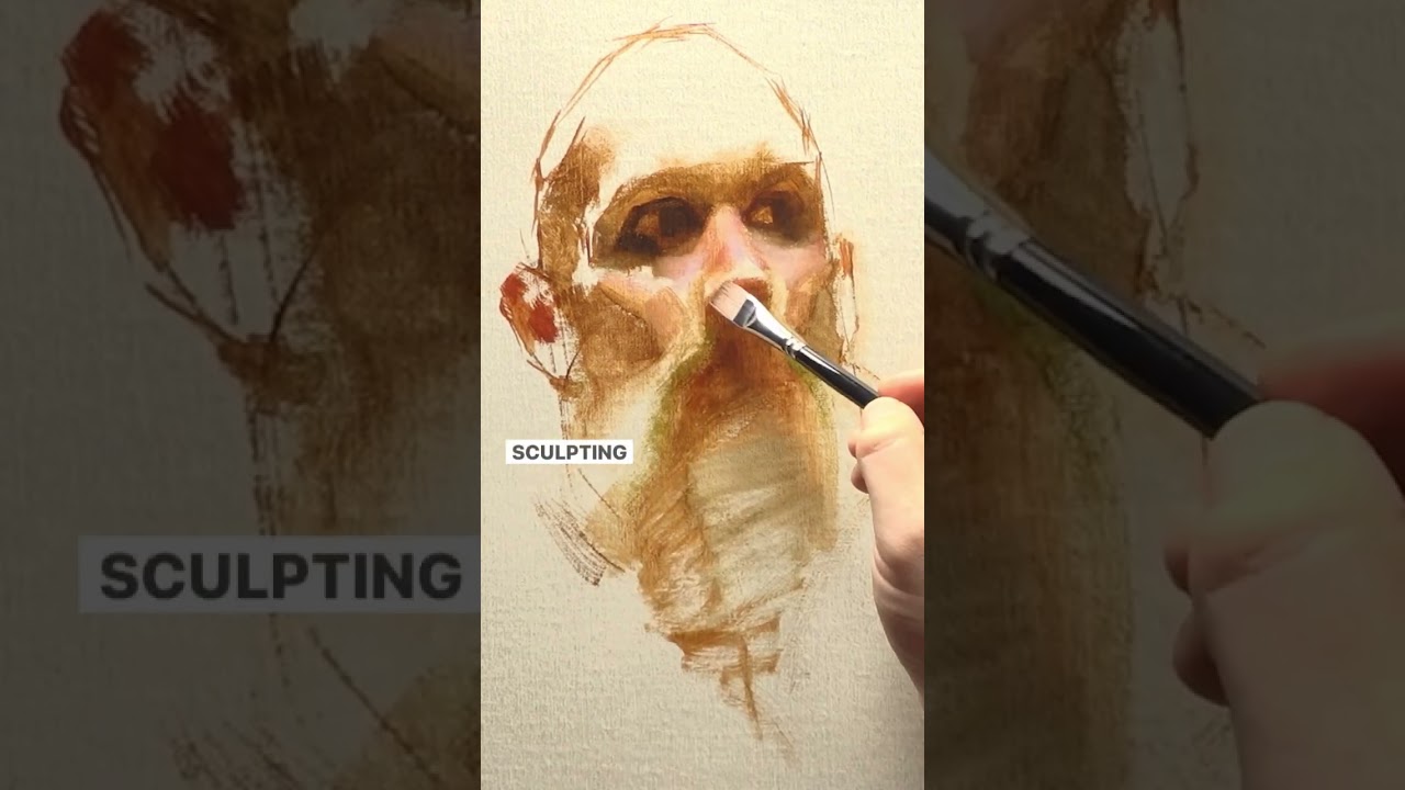 Советы по портретной живописи #arttutorial #oilpaintingtutorial #allaprimaoilpainting