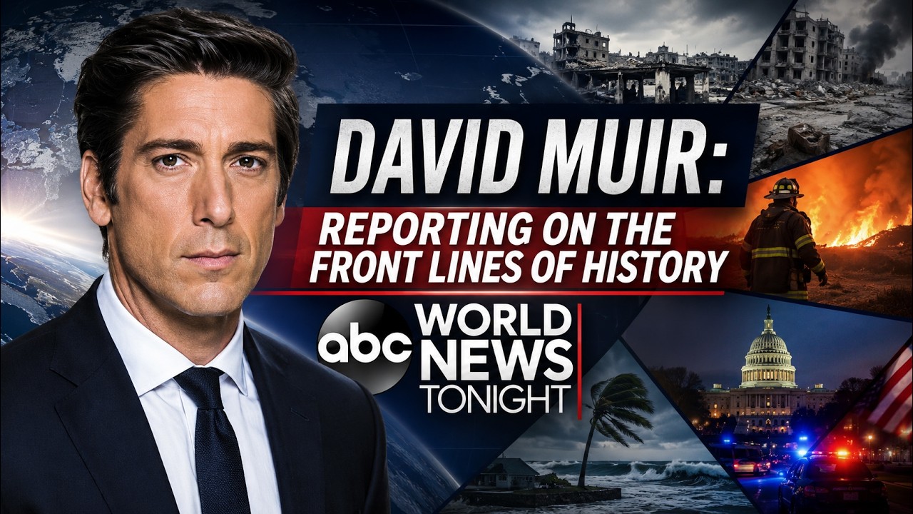 David Muir: Reporting on the Front Lines of History | ABC World News Tonight
