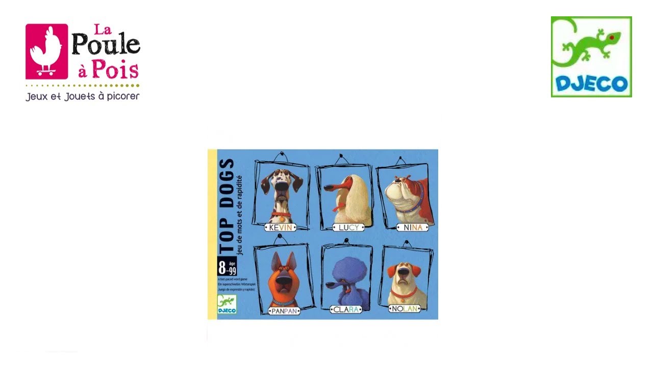 Jeu Top Dogs - Djeco - Lapouleapois.fr