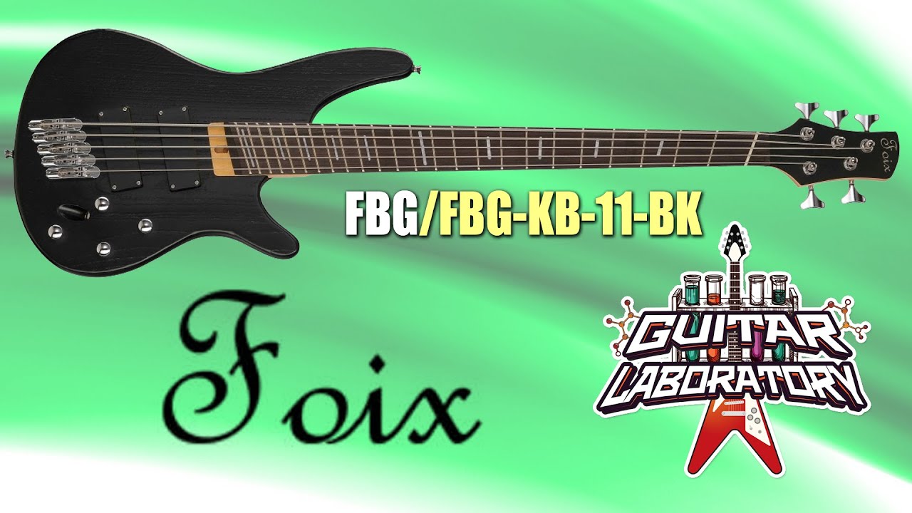 Веерные лады на басу - это удобно! Обзор на бас-гитару Foix FBG/FBG-KB-11