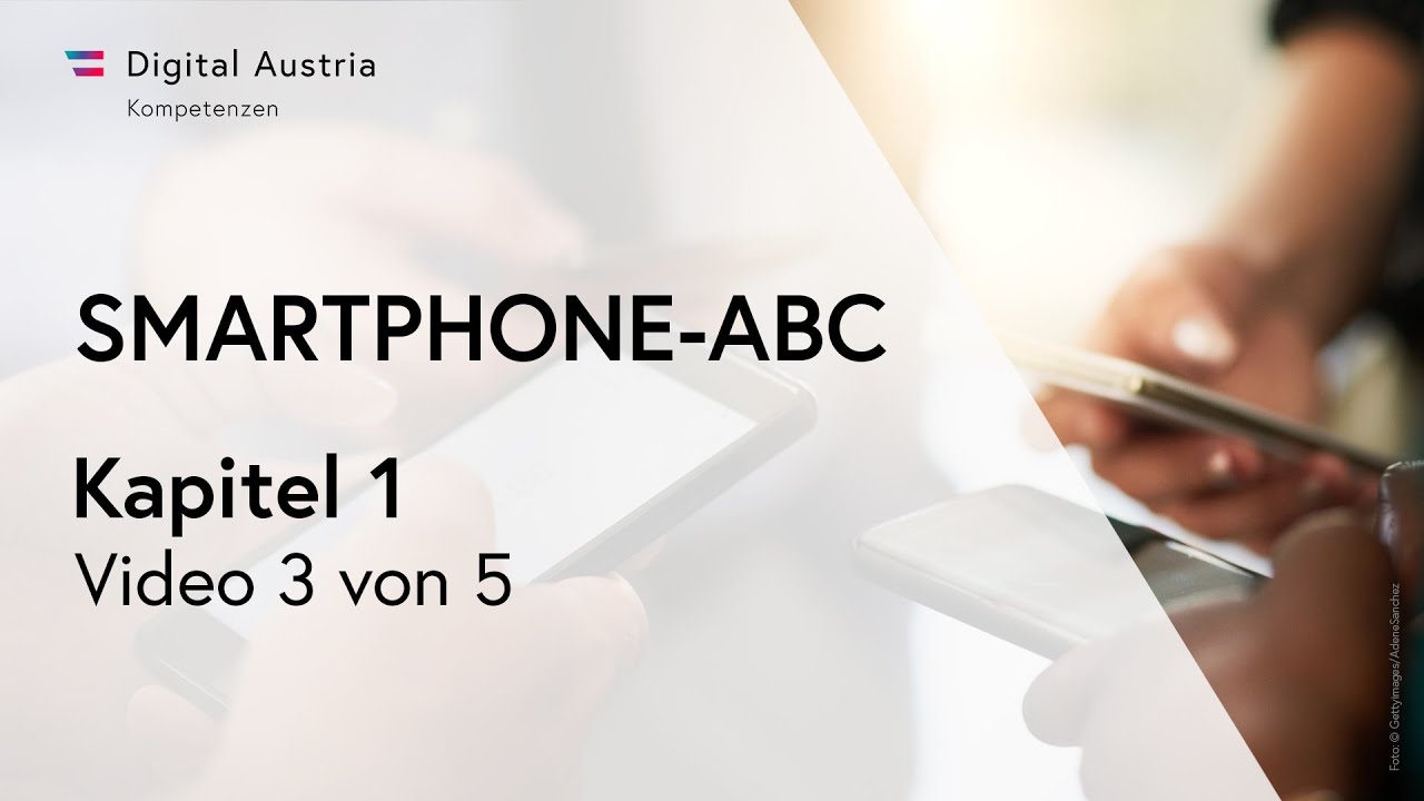 SMARTPHONE-ABC &ndash; Kapitel 1 &ndash; Video 3/5 &ndash; Wie ist die Oberfl&auml;che des Smartphones organisiert? // 2024