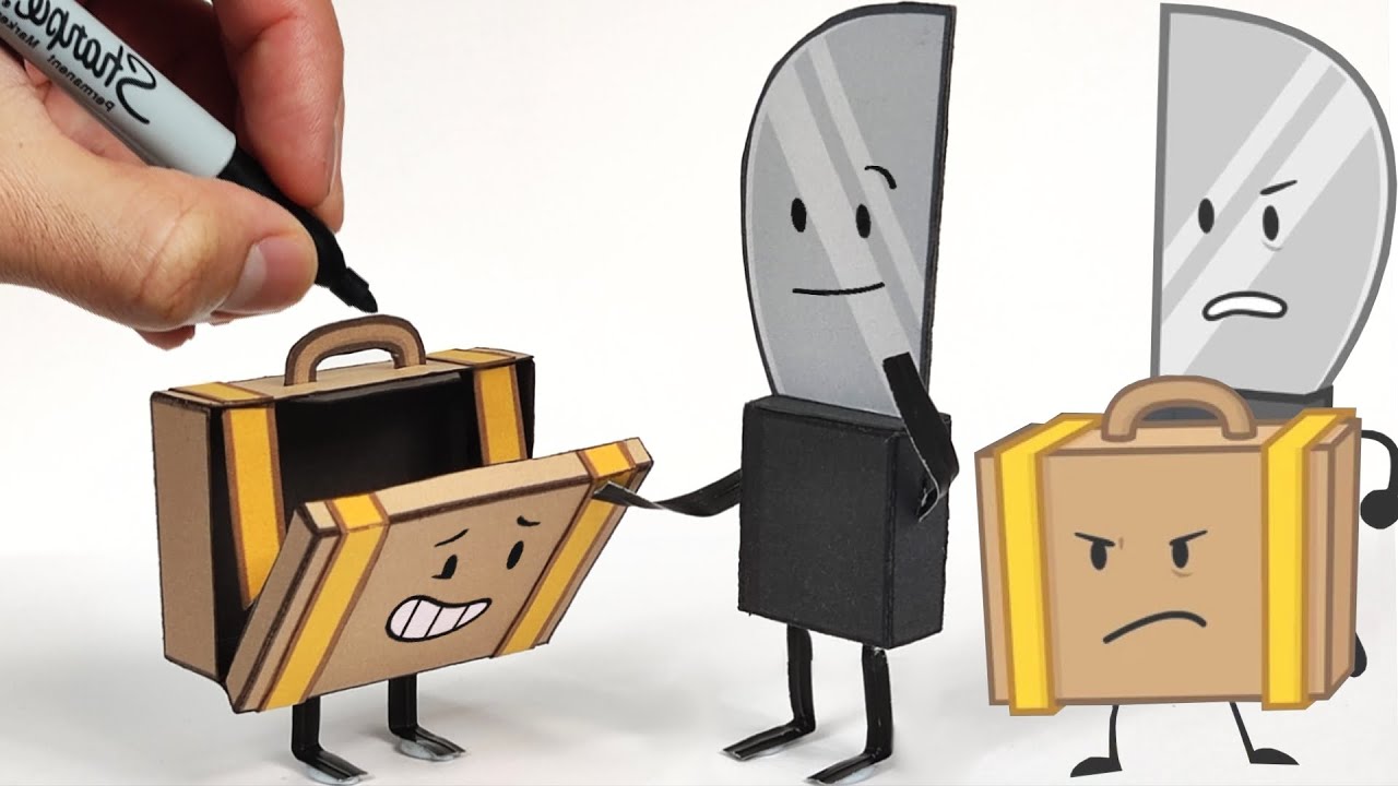 Inanimate Insanity Making Suitcase & Knife