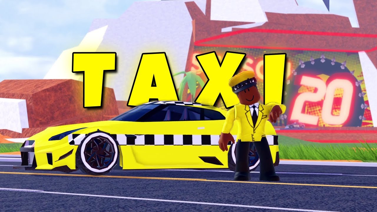 I became a Taxi Driver in Roblox Jailbreak