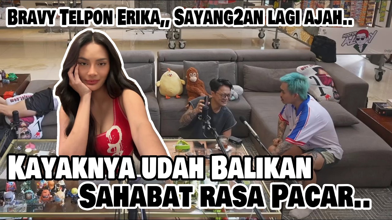 Bravy Telpon Erika Carlina, Romantisnya Bikin Baper Yang Nonton!