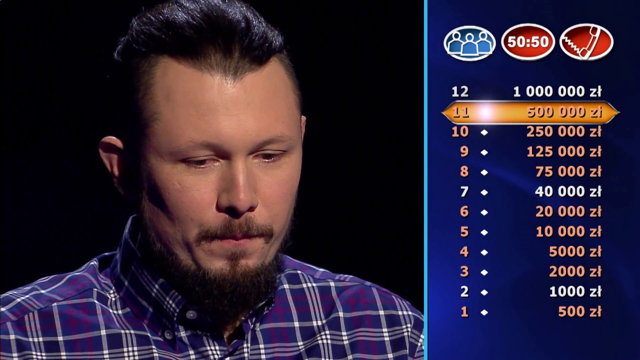 To było pytanie za milion złotych! [Milionerzy]