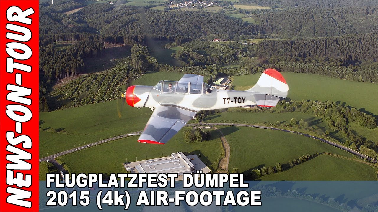 Bergneustadt [4K] FLUGPLATZFEST 2015  | Air Footage | Auf dem Dümpel