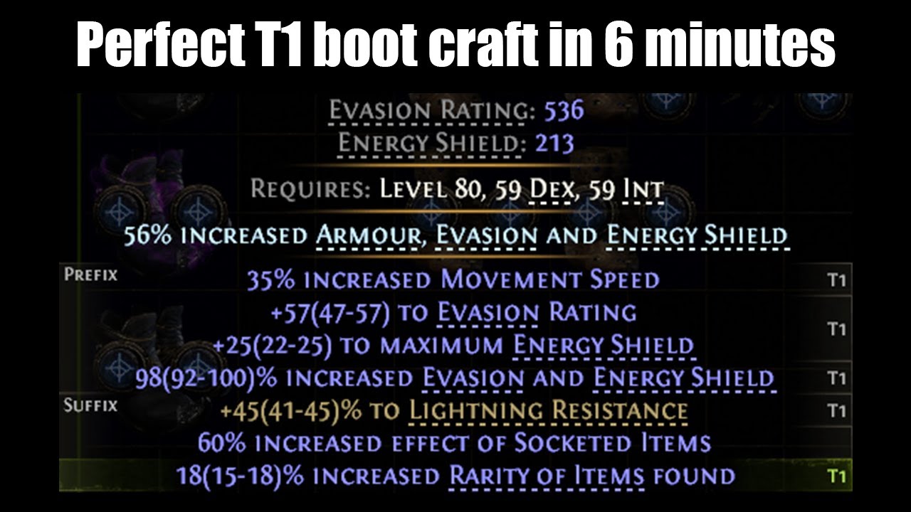 PoE2 Profit crafting perfect T1 boots in 6 minutes (0.4 guide)
