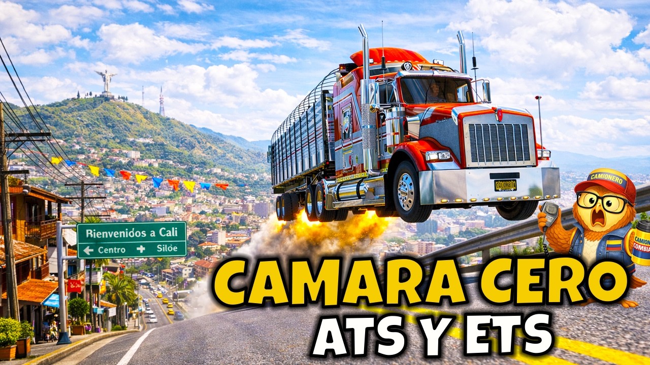 Cómo activar la cámara libre (cámara 0) en American Truck Simulator | Guía rápida 2025