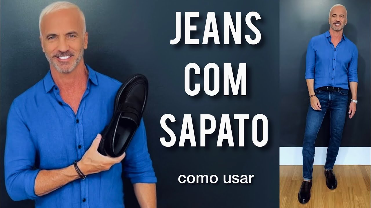 Descubra o sapato ideal para usar com jeans, cavalheiro