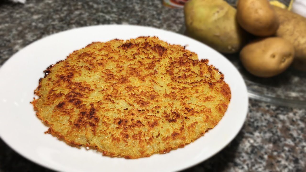 PAPA ROSTI - 🥔Como hacer PAPAS ROSTI /🥔 Receta suiza