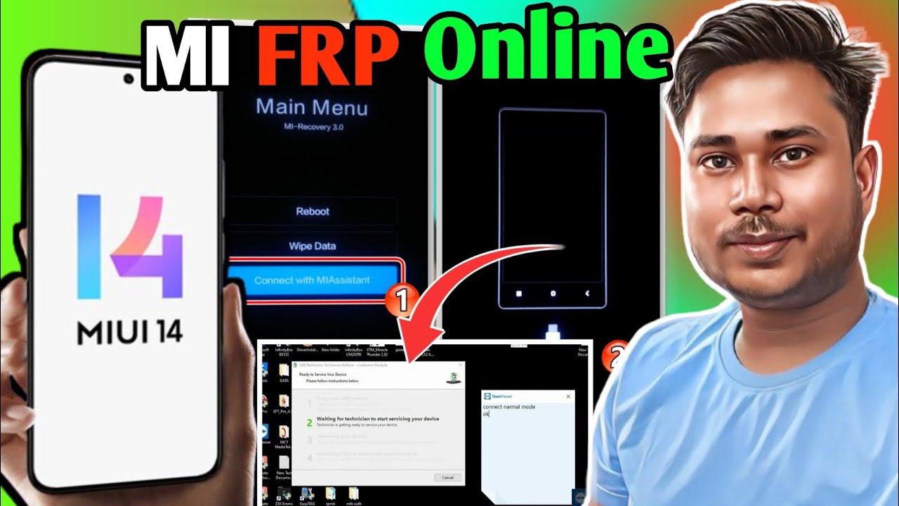 MI FRP MI Assistants Mode | Mi Frp Bypass Online USB Redirector | Junior Technology