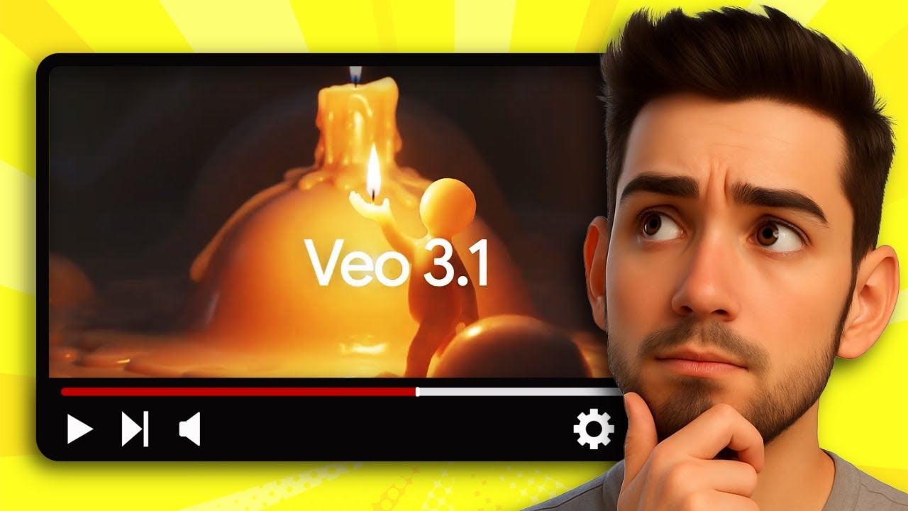 Google Veo 3.1 ZMIENIA WSZYSTKO! Poradnik generowania film&oacute;w AI (Gemini + FLOW) w 3 minuty ⏰