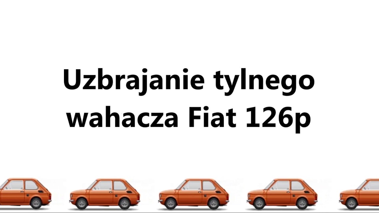 Fiat 126p - Uzbrajanie tylnego wahacza