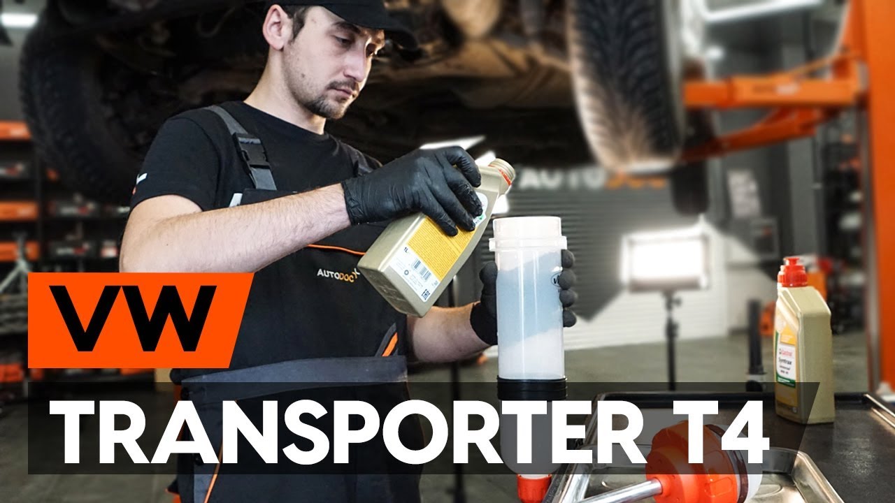 Hvordan bytte girolje på VW TRANSPORTER 4 (T4) [BRUKSANVISNING AUTODOC]