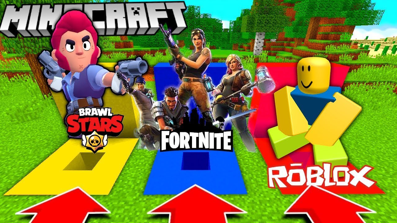 NIE WYBIERZ ZŁEJ DZIURY (BRAWL STARS, FORTNITE, ROBLOX)MATRUNER MINECRAFT