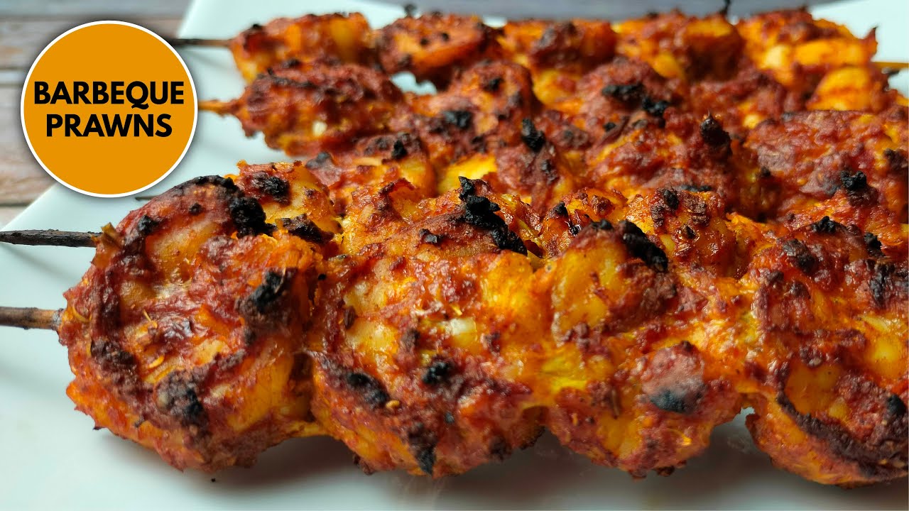 Yummy & Spicy BBQ Prawns | By Food Inventor