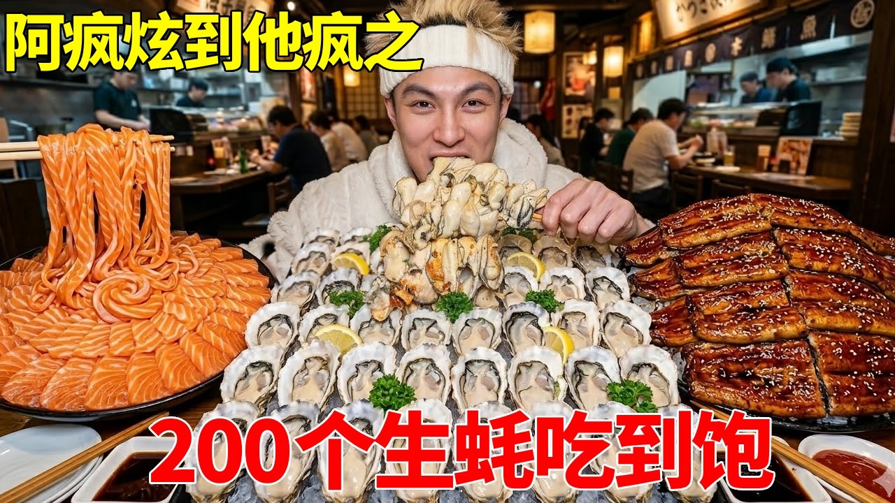 “自助杀手”实战数据：200只生蚝+30条三文鱼！老板含泪复盘：这桌是来清空水族馆的？