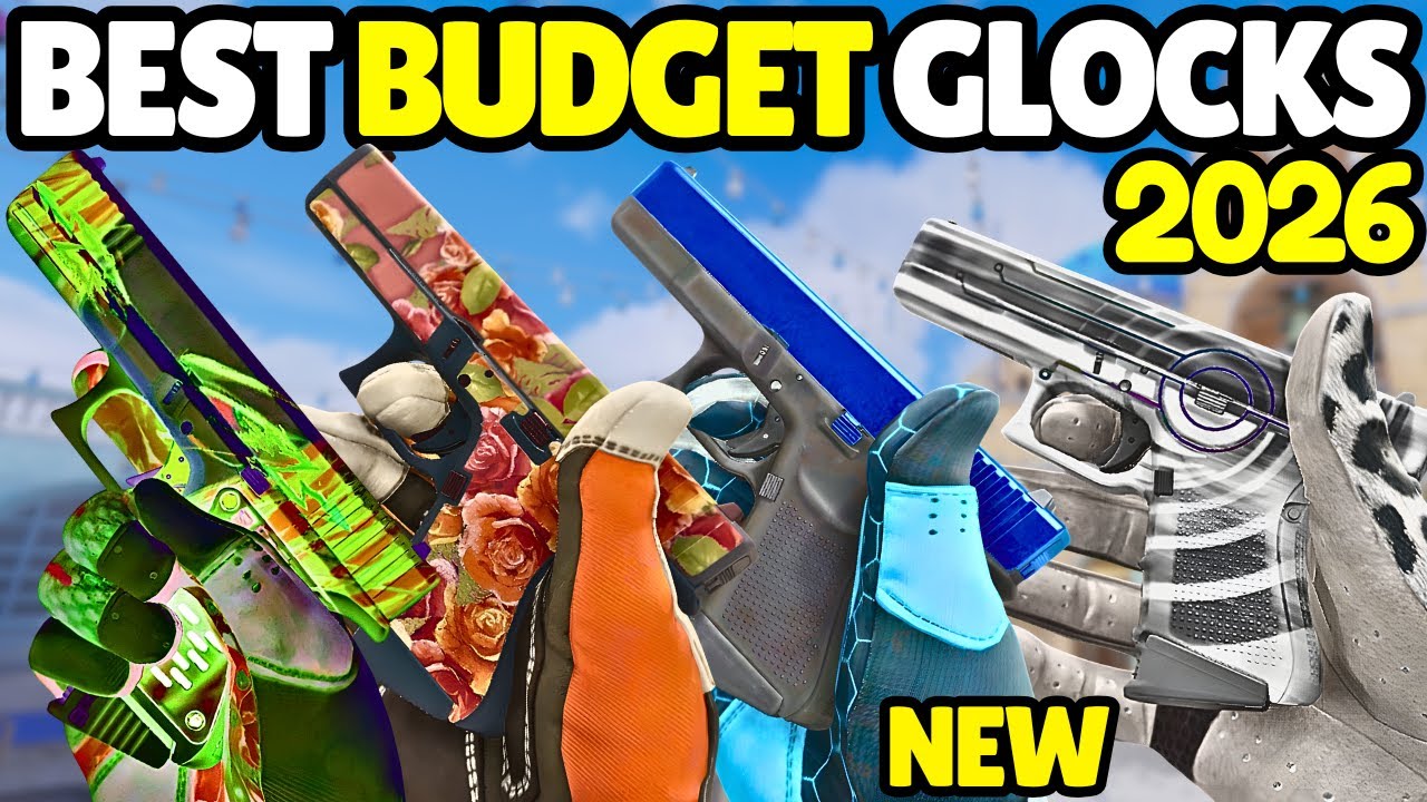 Лучшие недорогие скины для Glock стоимостью до 10 долларов в 2026 году (CS2 Budget Glock-18 Skins)