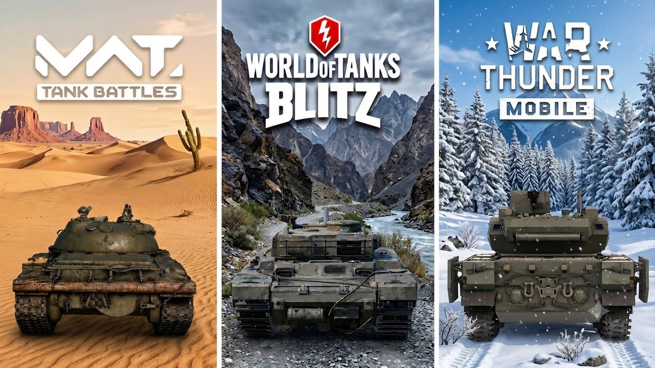 War Thunder MobileWorld vs of Tanks Blitz vs MWT: Tank Battles Comparison