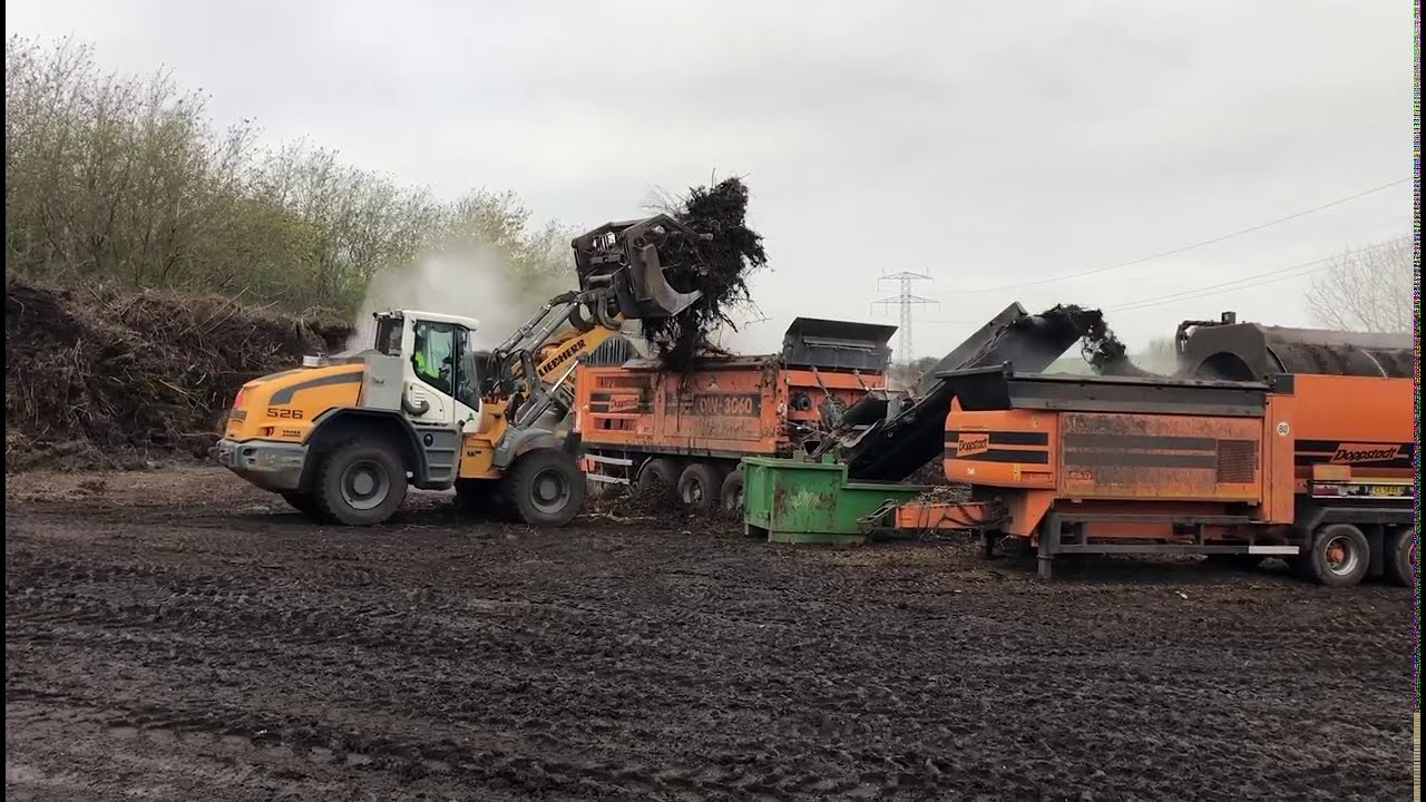 Doppstadt SM 620 Plus Stump Recycling Demonstration