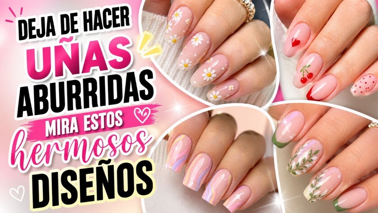 ¡Deja de hacer uñas aburridas! Mira estos hermosos diseños😍