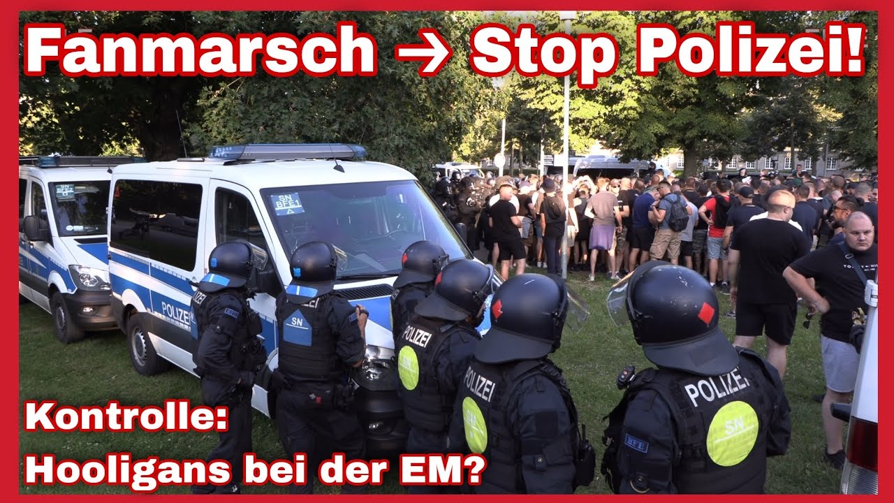 ❗️HOOLIGAN Verdacht bei der EM⚽️🚓POLIZEI stoppt Kroatische Fans vor Leipziger Red Bull Arena❌️