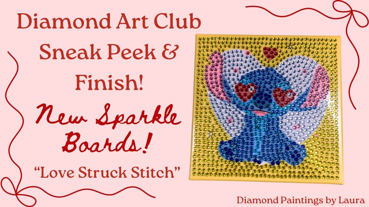 Diamond Art Club Sneak Peek AND Finish! || New Sparkle Boards - 