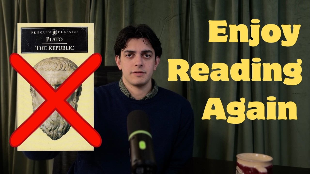 How to enjoy reading again.