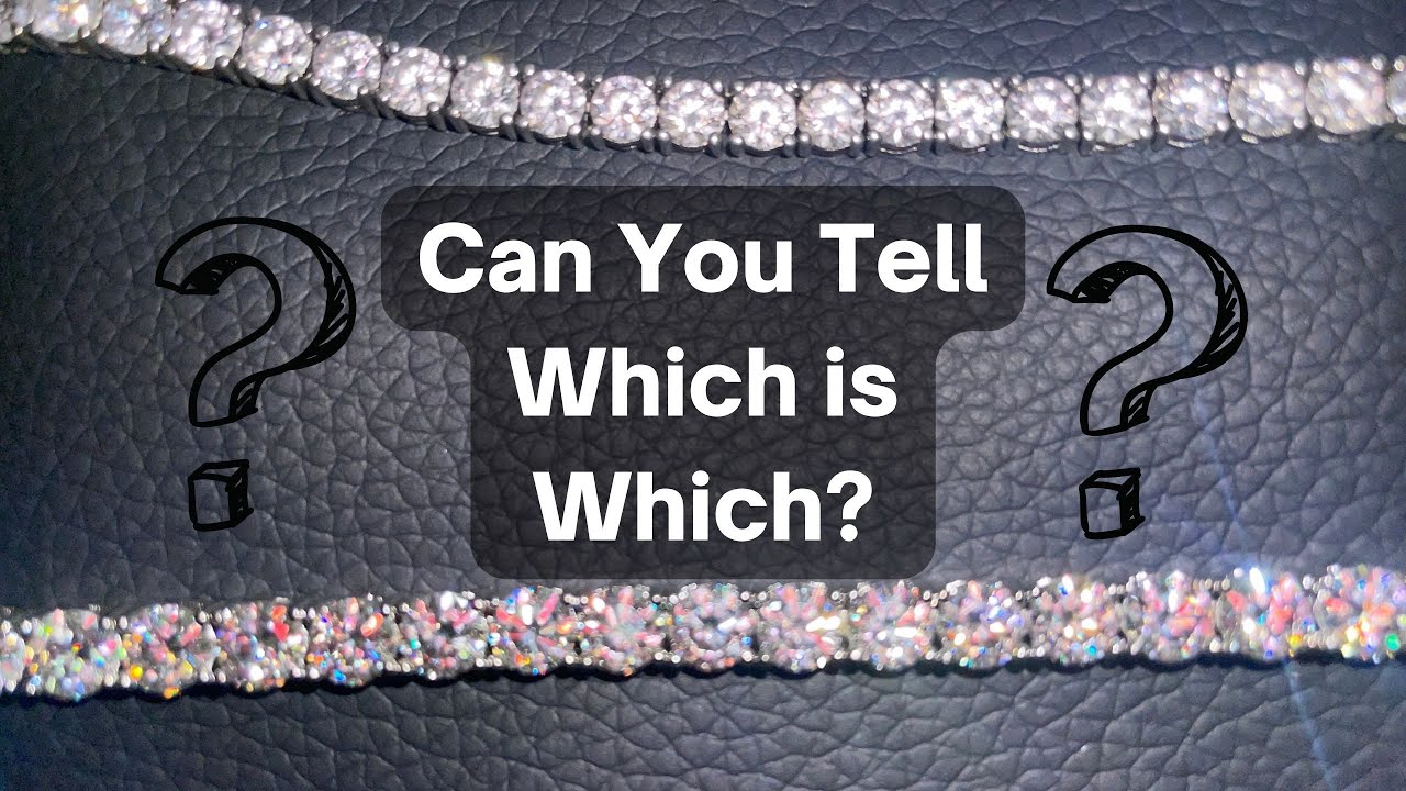 Moissanite Vs Cubic Zirconia Tennis Chain Comparison